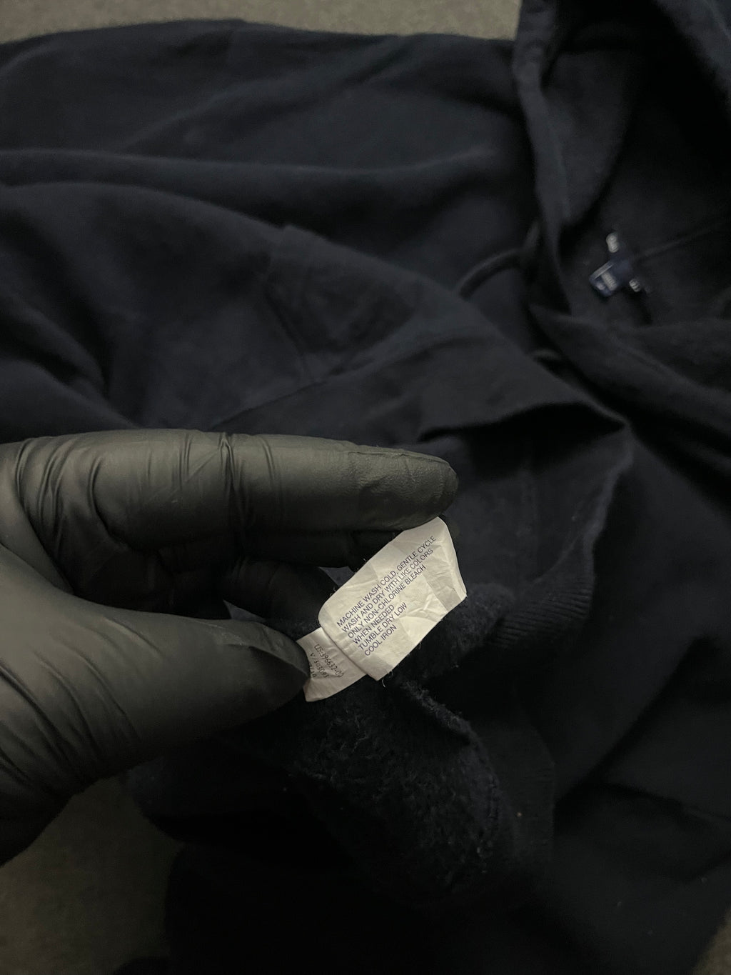 GAP Navy Blue Pullover Vintage Logo Hoodie