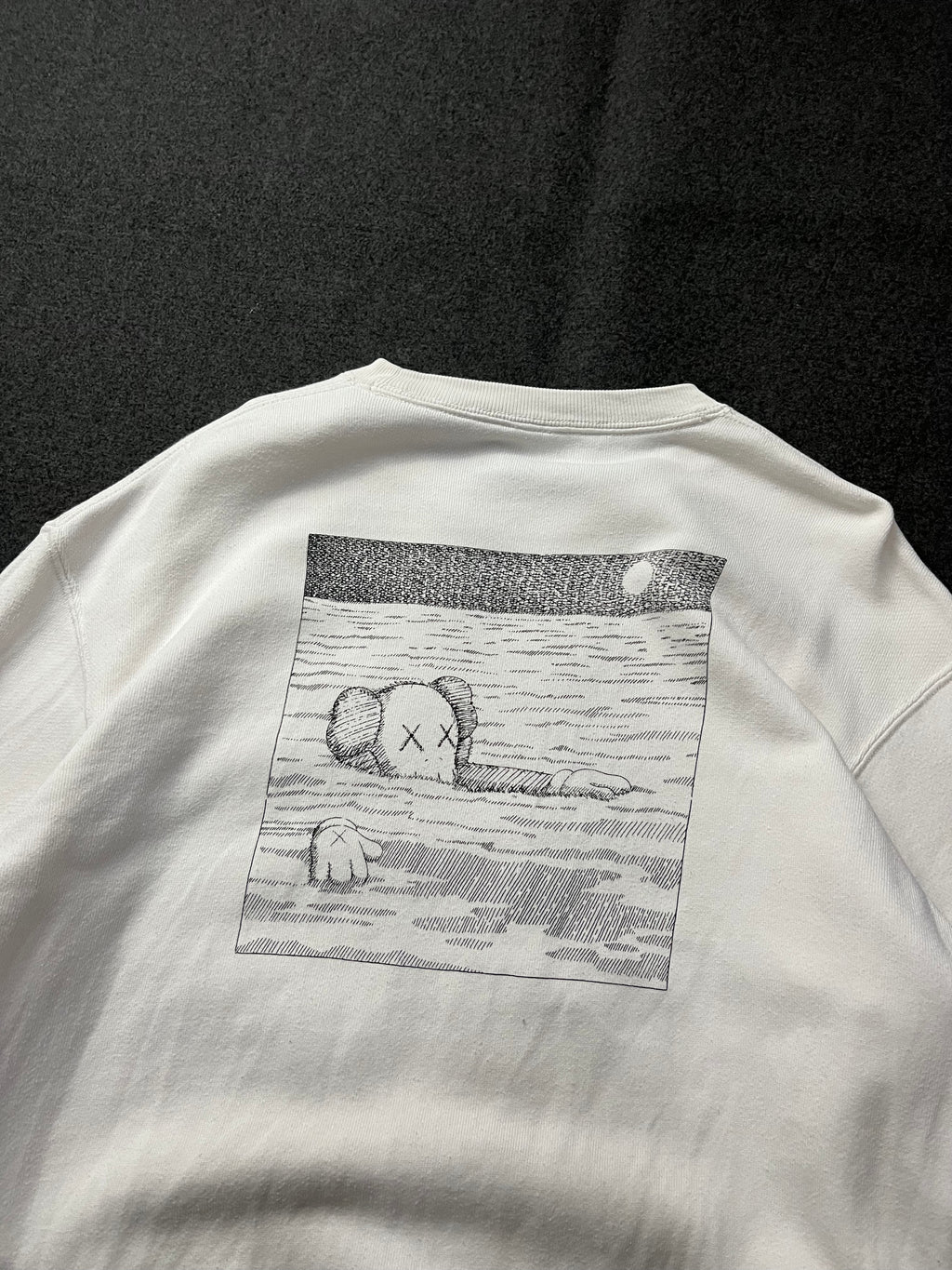 KAWS x Uniqlo Longsleeve Sweatshirt Off White
