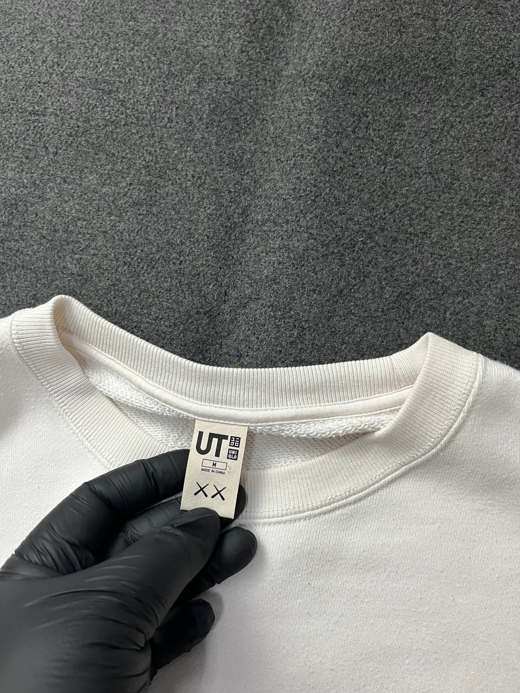 KAWS x Uniqlo Longsleeve Sweatshirt Off White