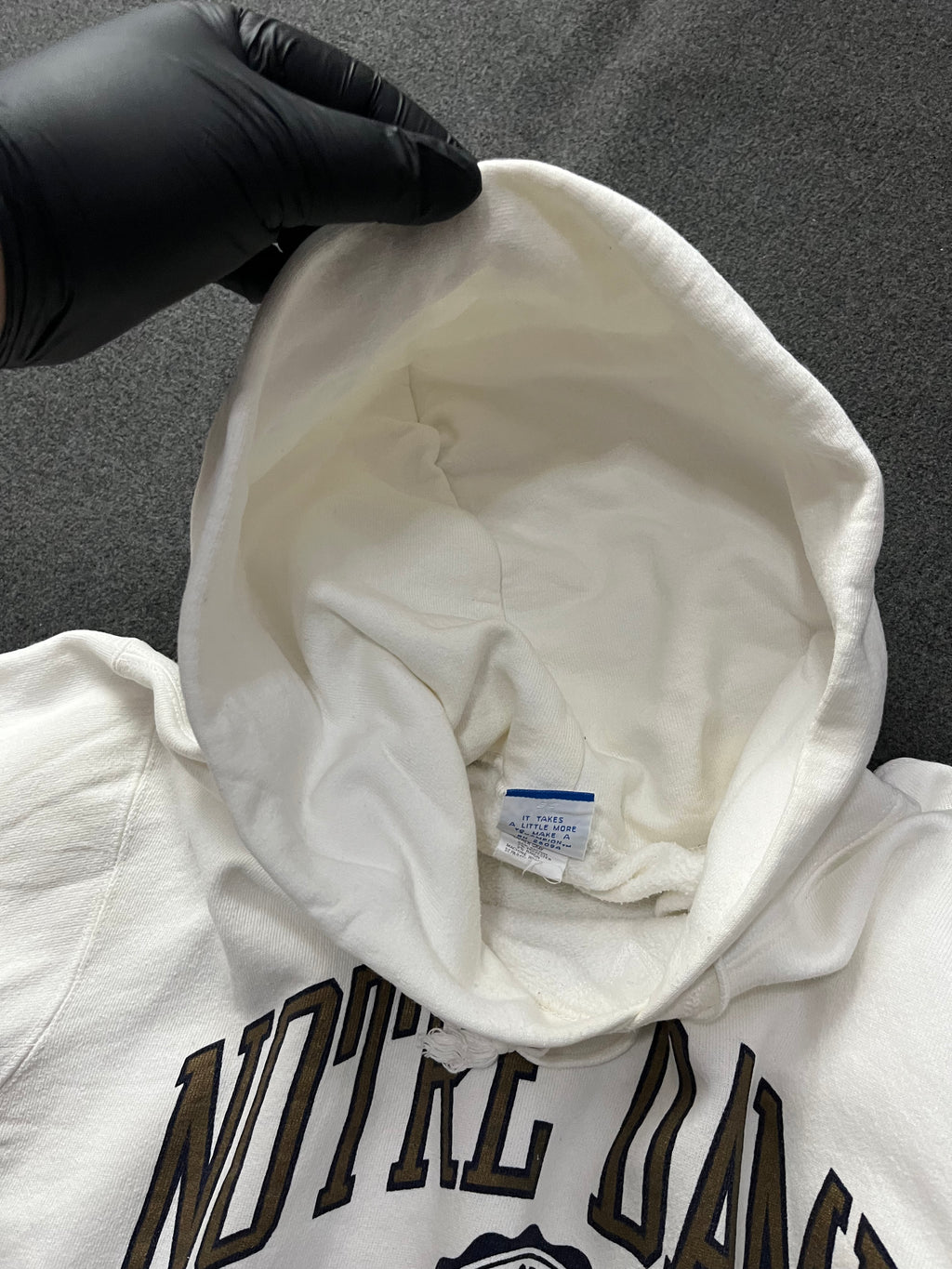 CHAMPION University Notre Dame Fighting Irish Hoodie Sweatshirt 90s