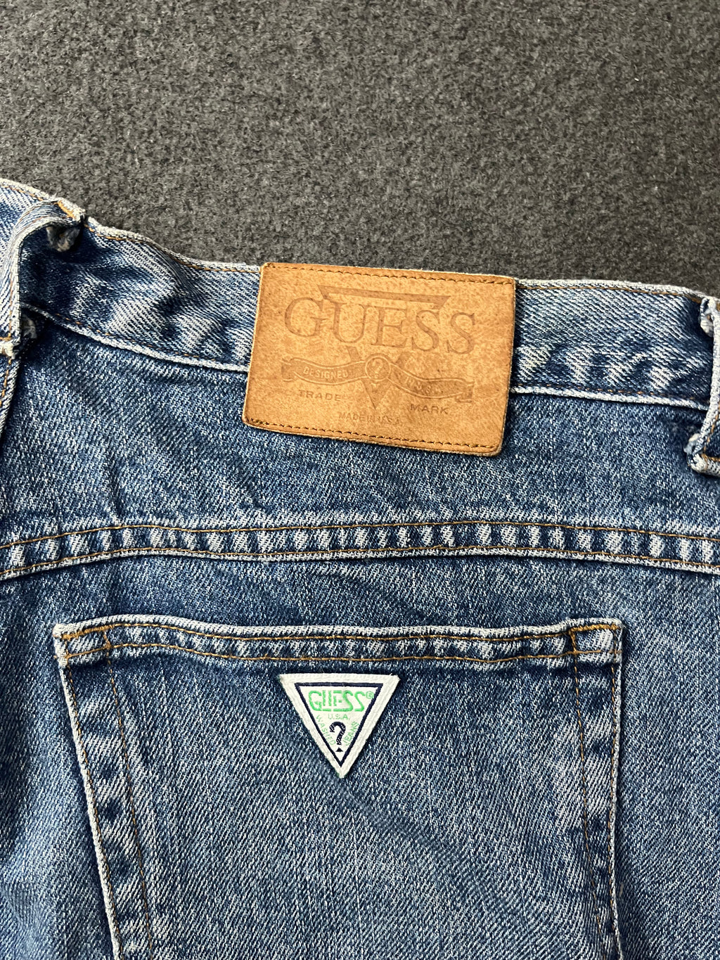 GUESS Light Wash Blue Denim