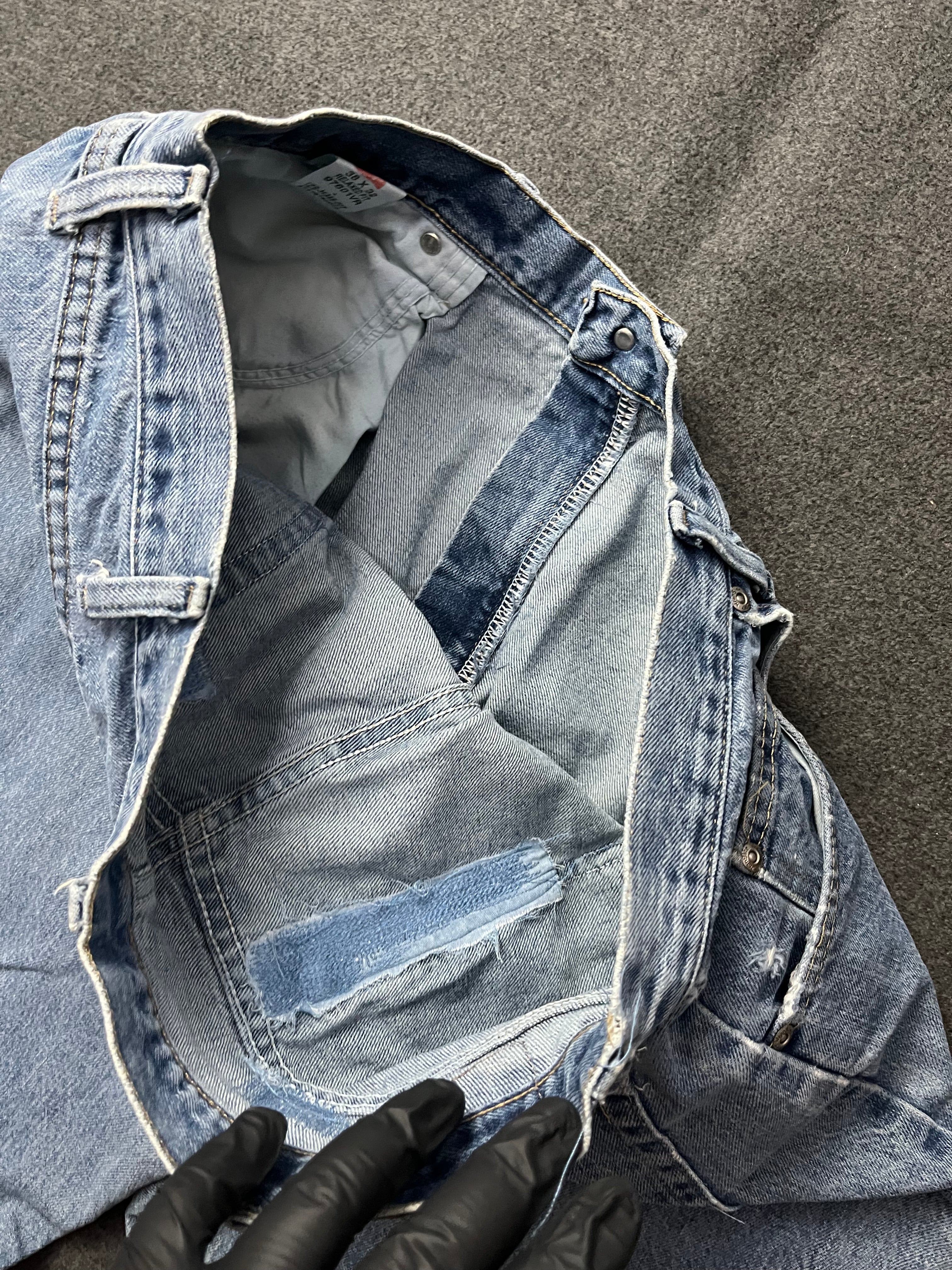 Wrangler Light Wash Blue Denim Cowboy Cut Original Fit