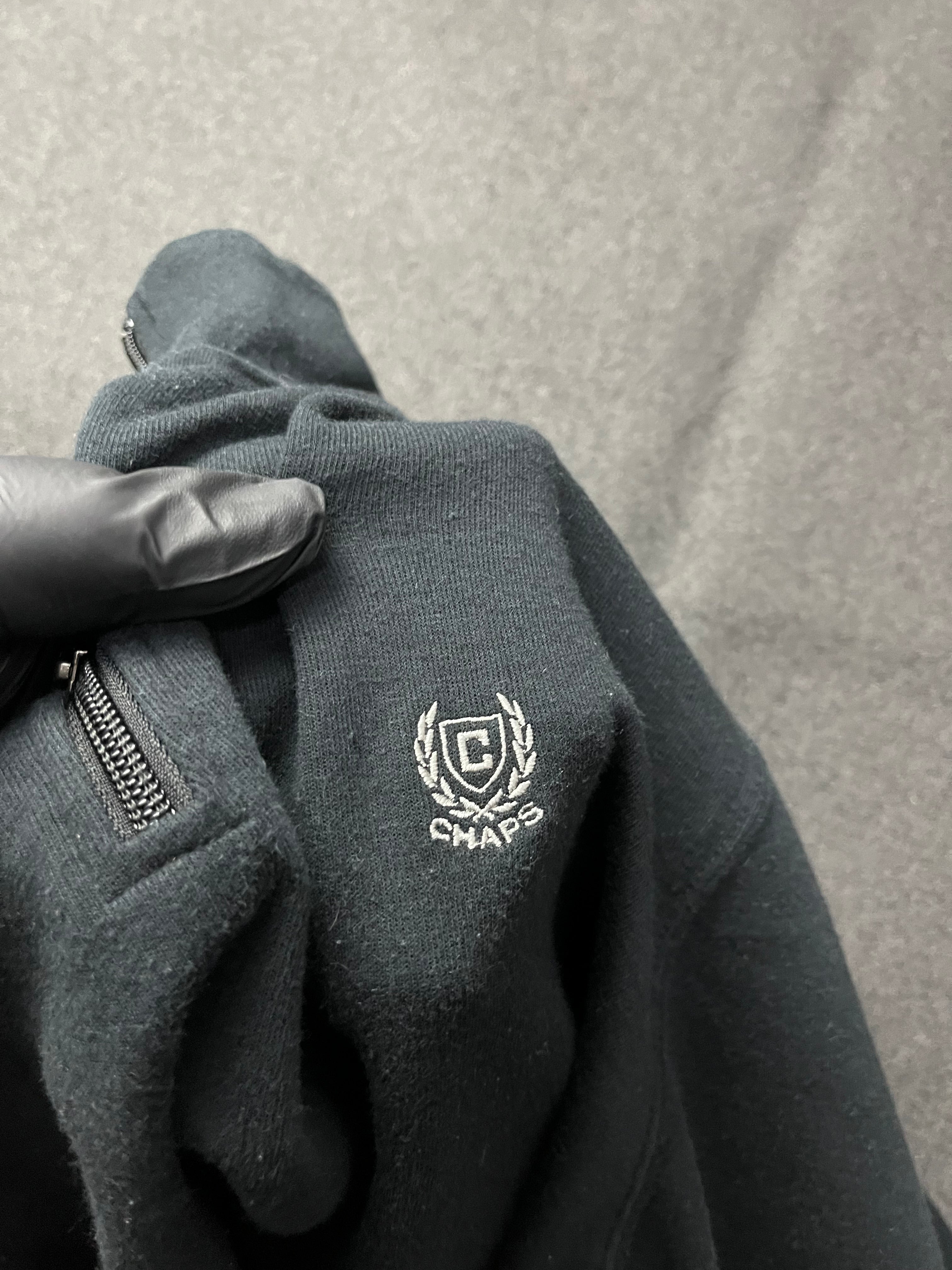 Chaps Men's & Big Men's Quarter Zip Mock Neck Sweater Fleece