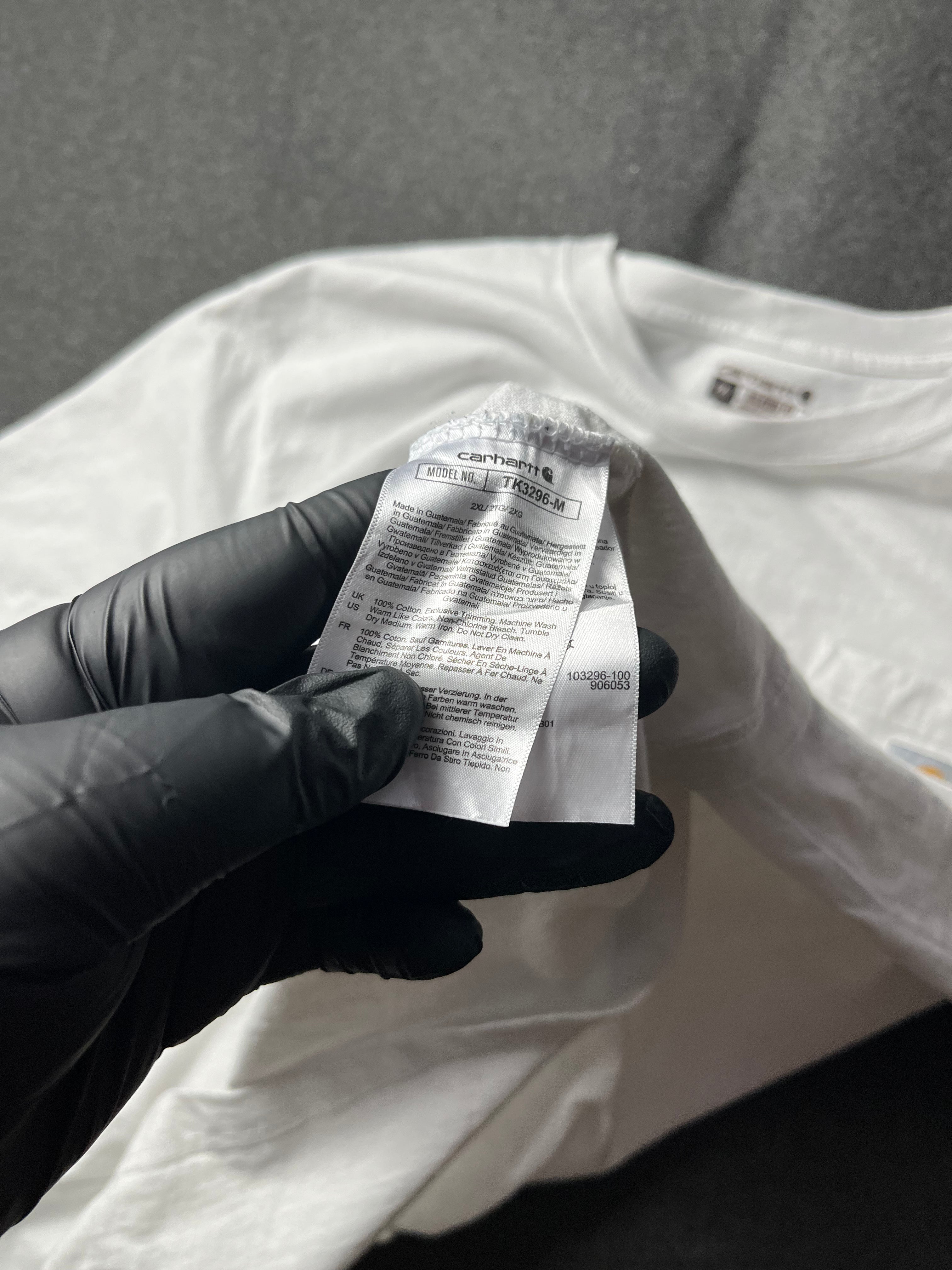 CARHARTT LOOSE FIT HEAVYWEIGHT SHORT-SLEEVE POCKET TEE - WHITE