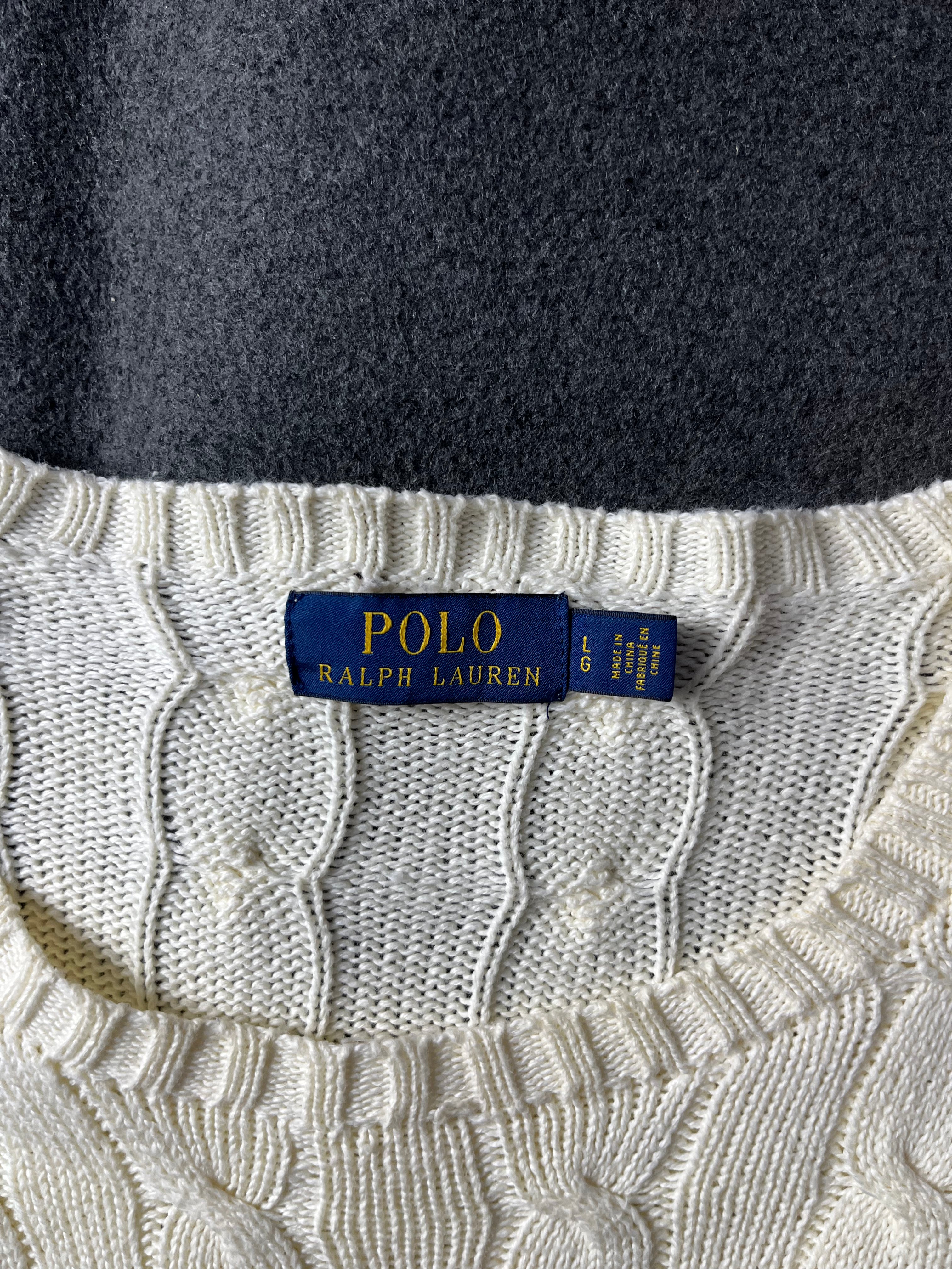 Cable-Knit Cotton Sweater