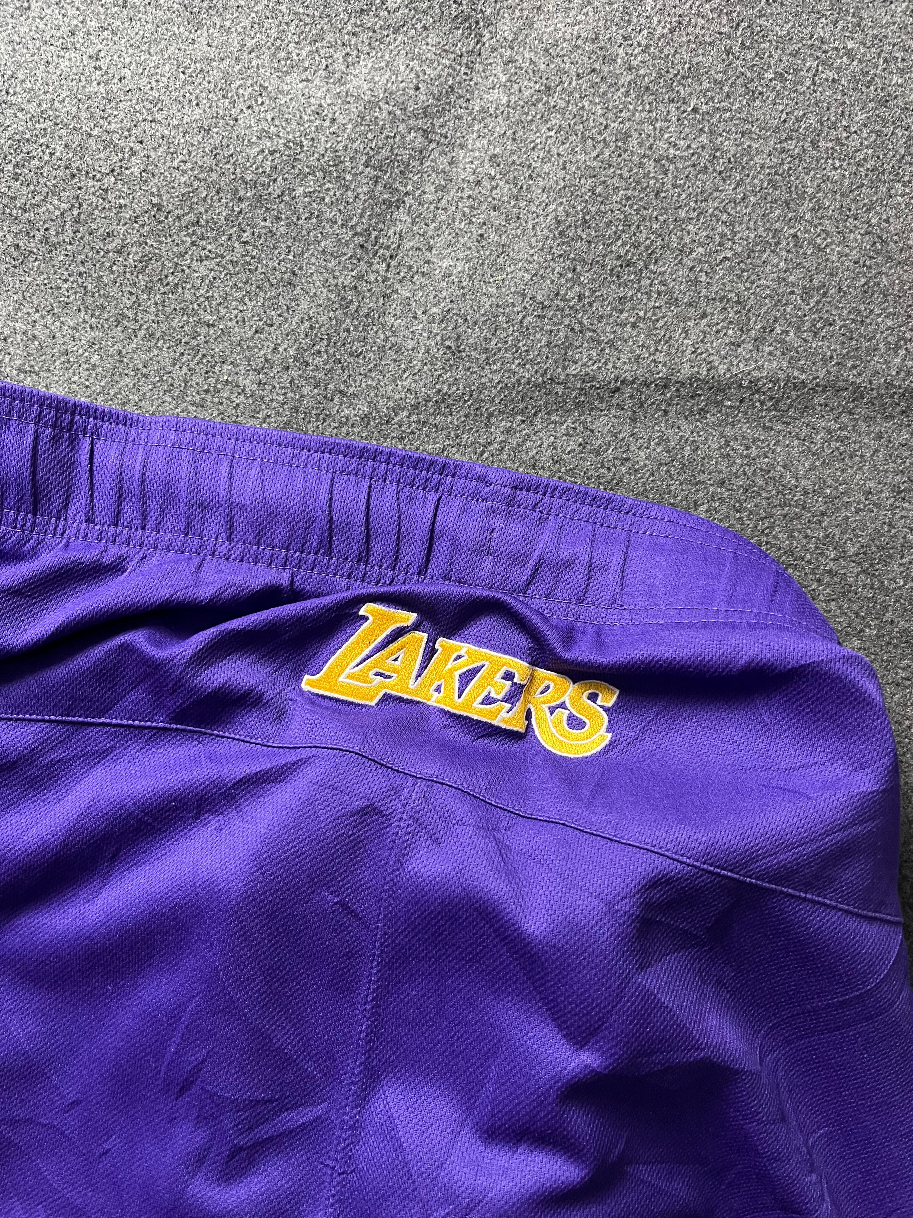 Adidas Men's Purple and Yellow Shorts