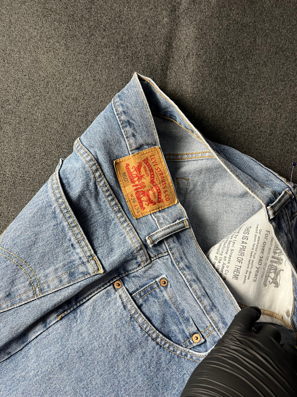 Blue Levi's 505