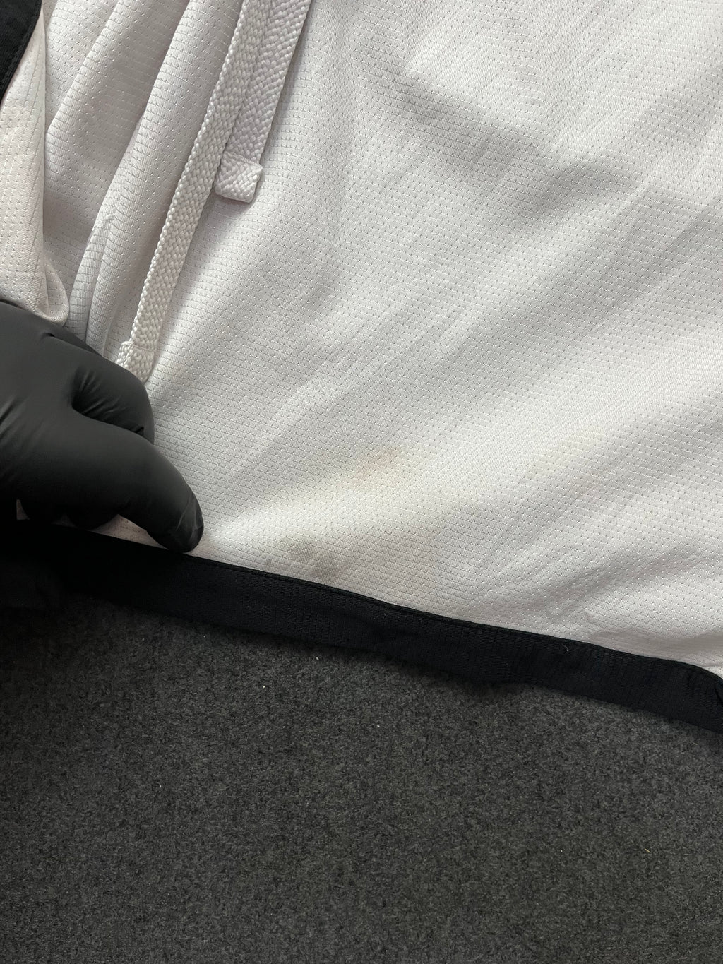 Nike Dri-fit Elite Men's Stripe Basketball Shorts White/Black