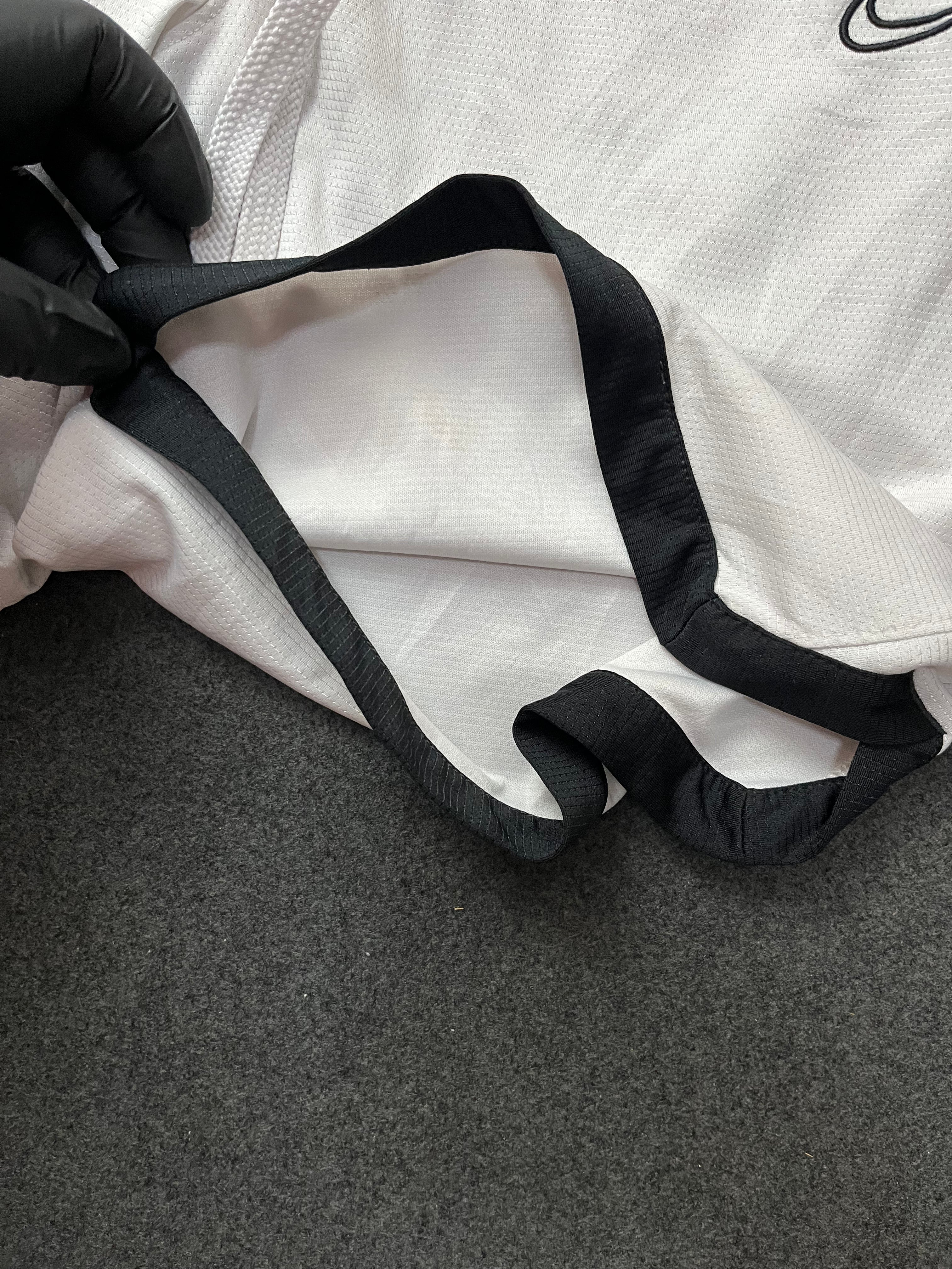 Nike Dri-fit Elite Men's Stripe Basketball Shorts White/Black