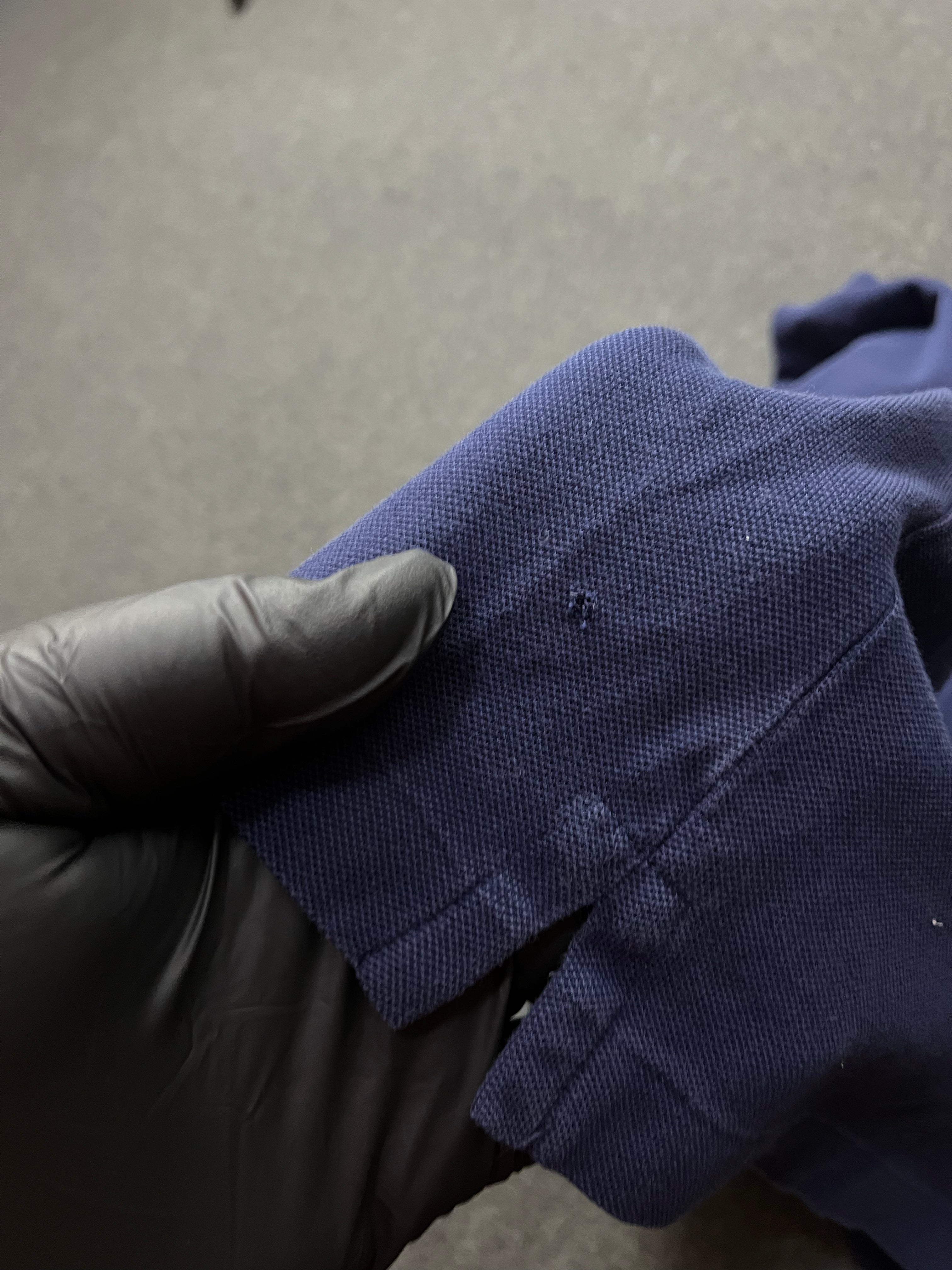 Polo Ralph Lauren icon logo textured cotton knit polo in navy