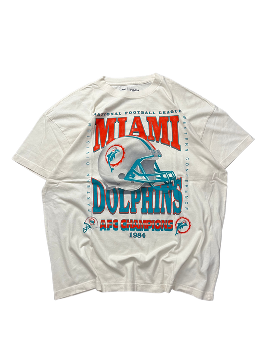 Miami Dolphins Shirt White AFC Champions 1984