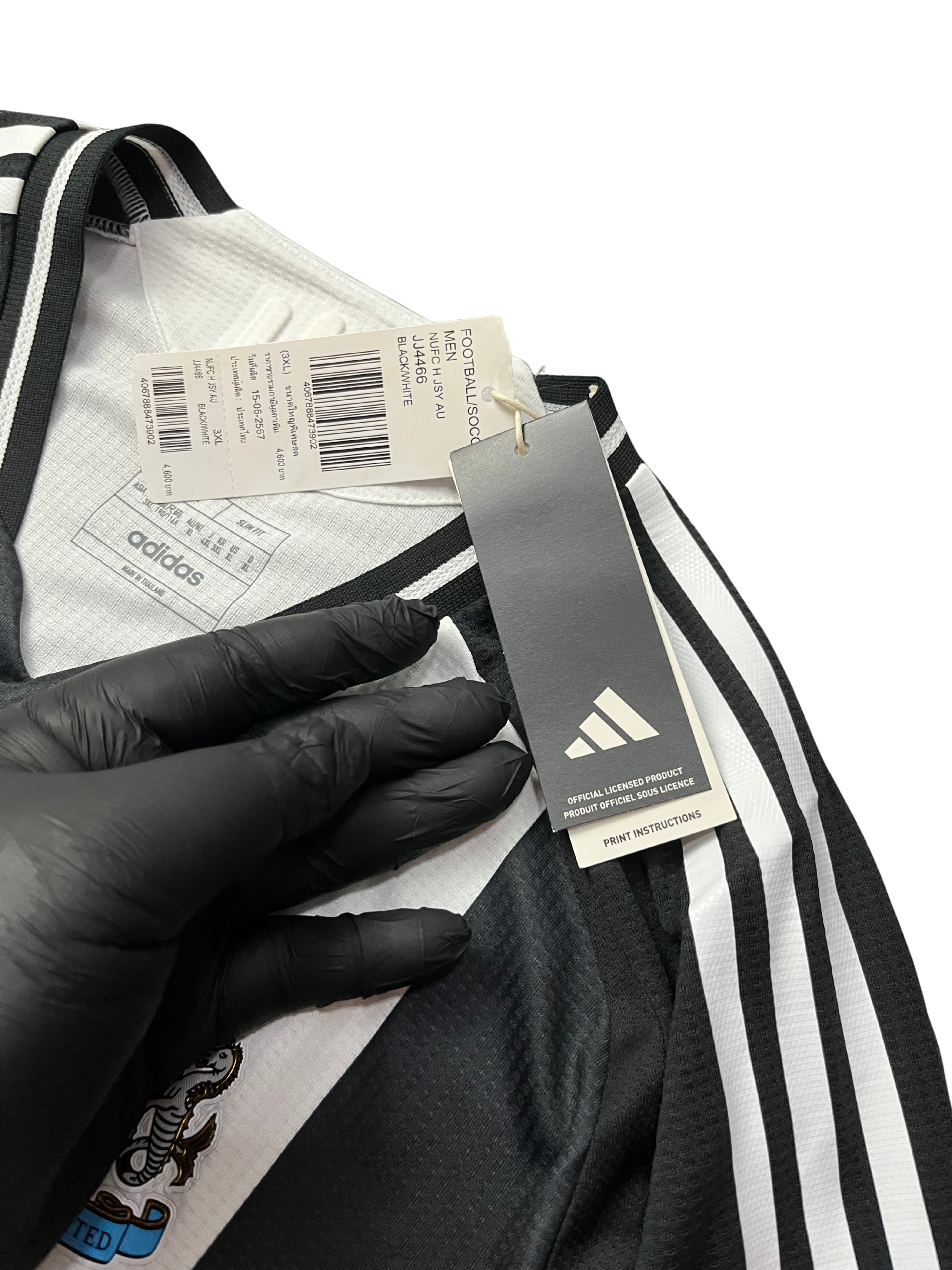 Adidas Newcastle United FC 24/25 Home Authentic Soccer Jersey Mens