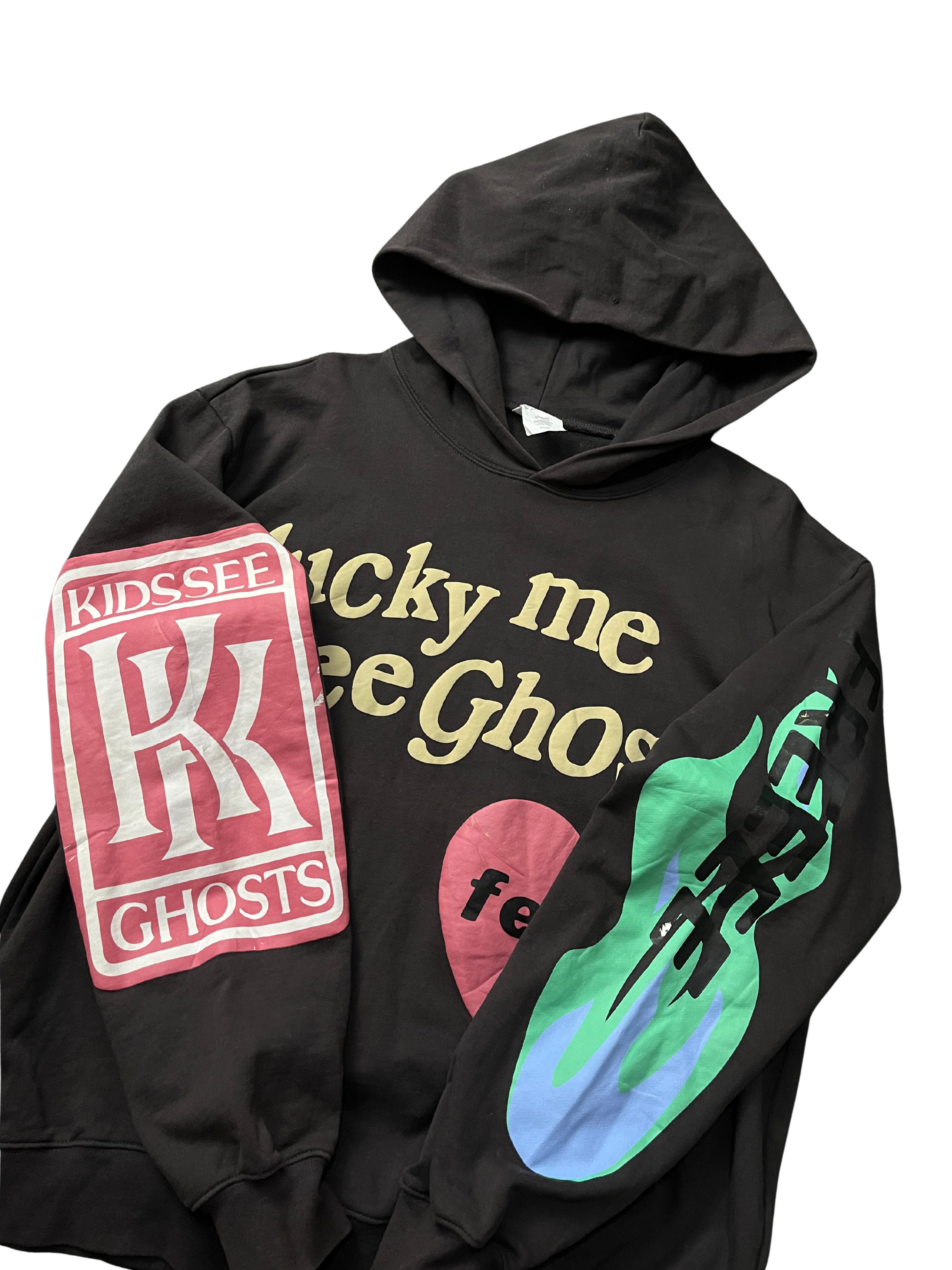 Lucky Me I See Ghosts Kanye West Kid Cudi Hoodie Camp Flog Gnaw