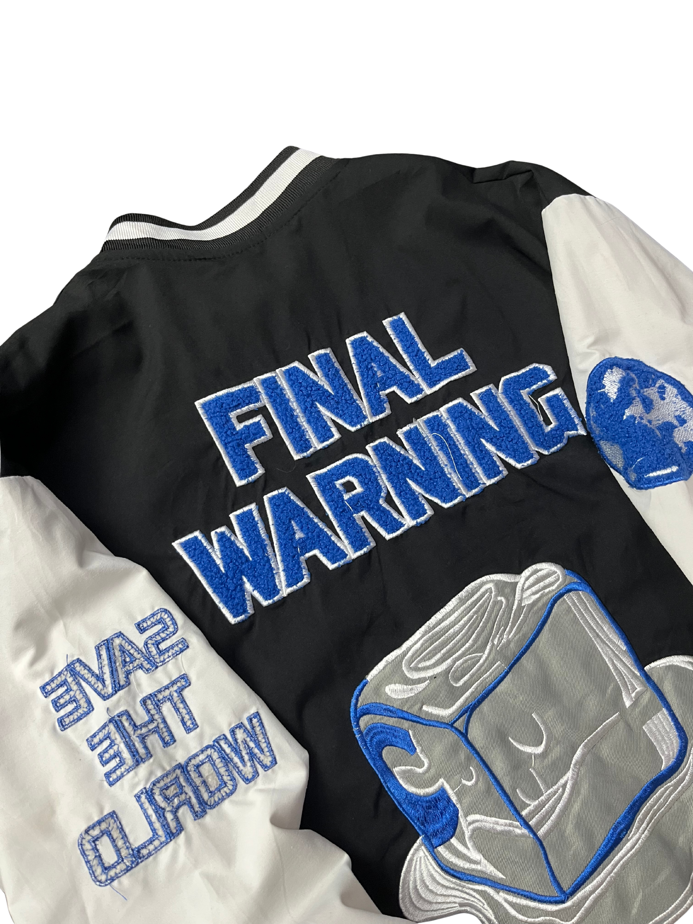Airway Final Warning Baseball Varsity Jacket