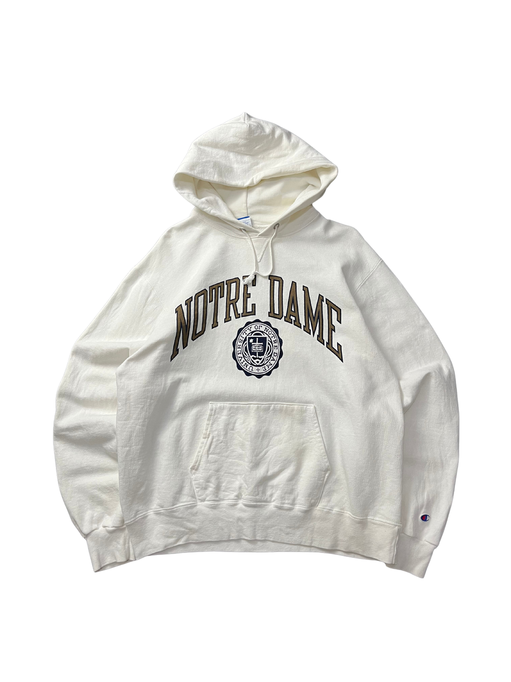 CHAMPION University Notre Dame Fighting Irish Hoodie Sweatshirt 90s