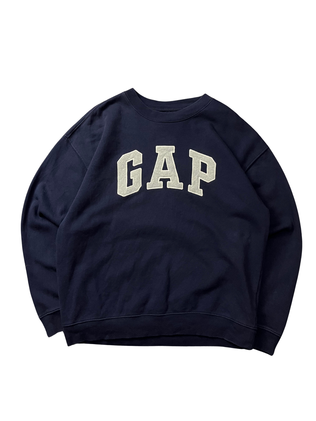 Gap Logo Crewneck Sweatshirt Navy Blue