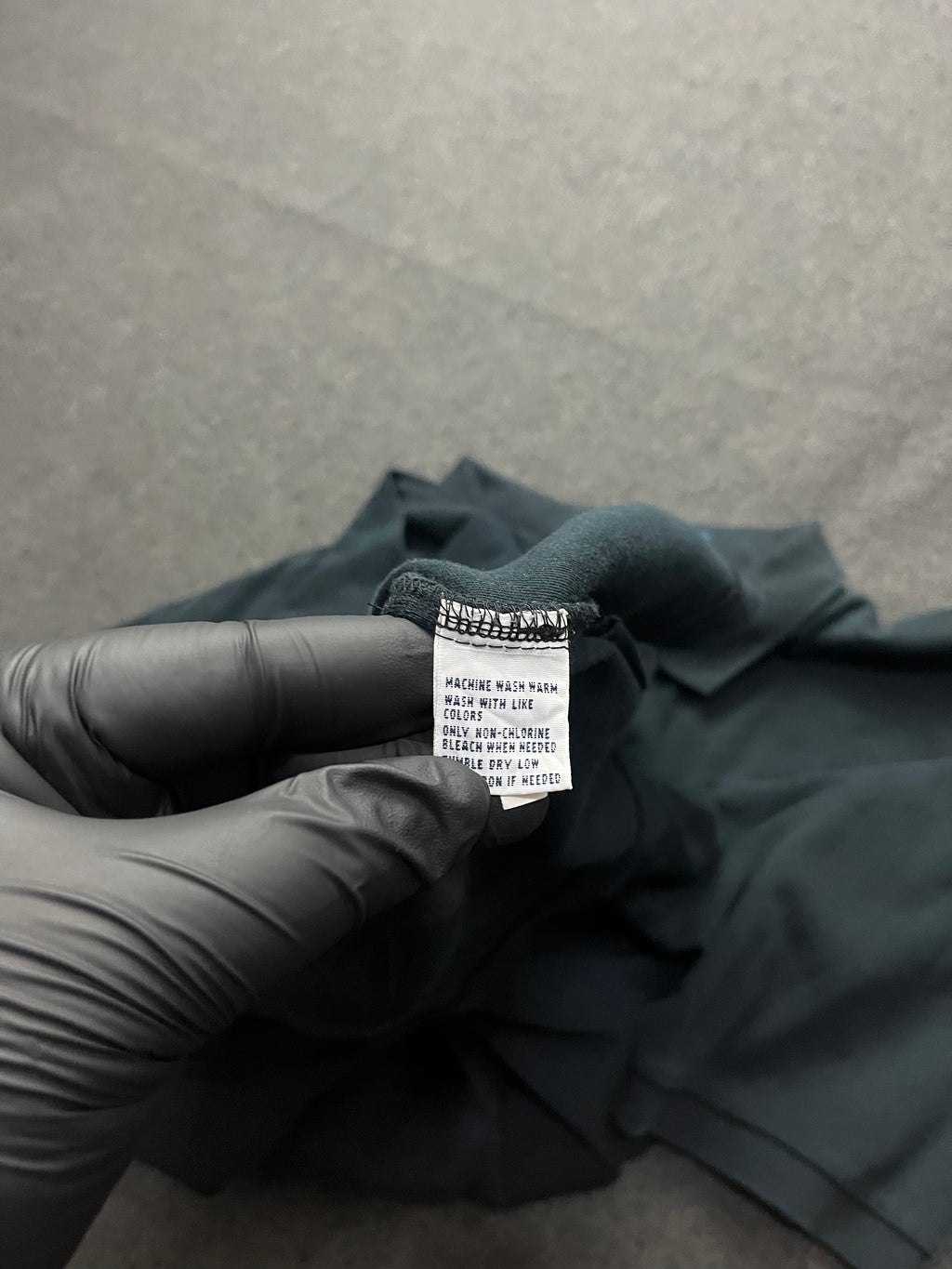 Polo Ralph Lauren short-sleeved polo shirt in black cotton with a red embroidered signature Polo Pony