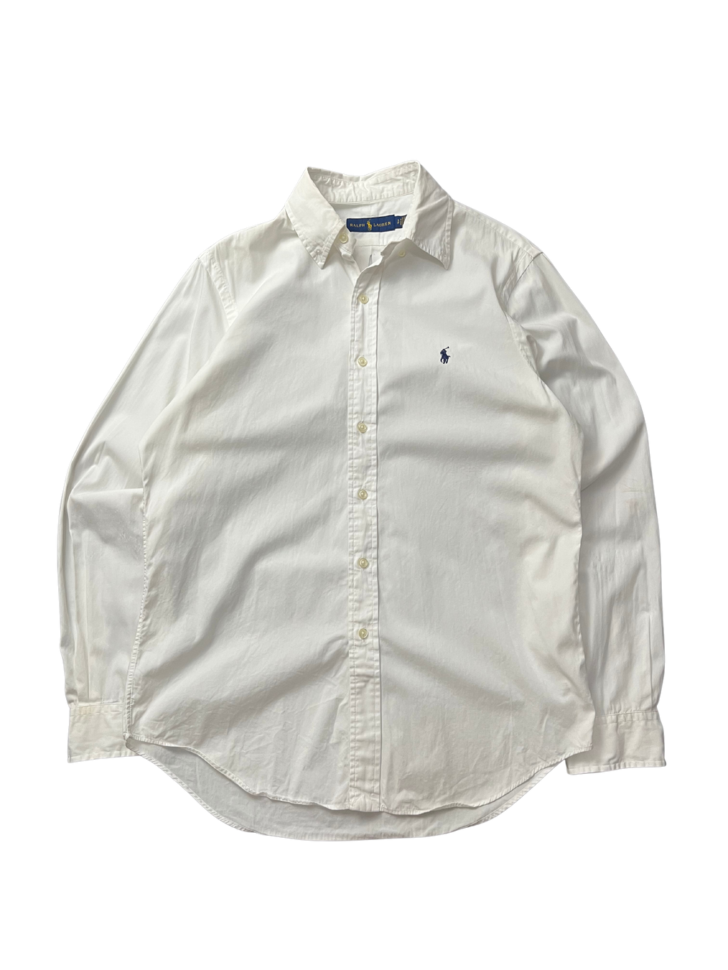 Polo Ralph Lauren classic fit long-sleeve oxford shirt with a blue embroidered logo
