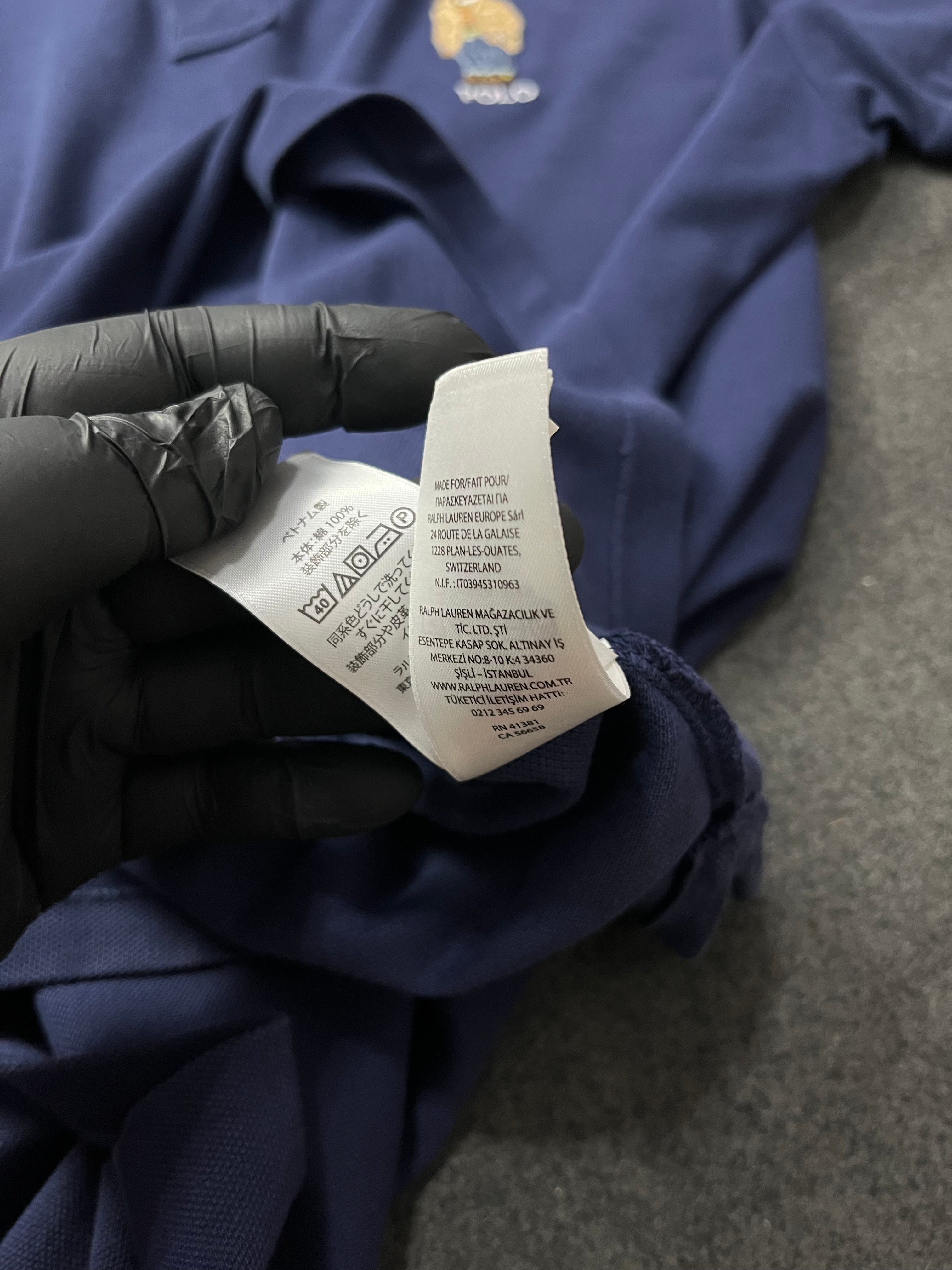 Polo Ralph Lauren Custom Slim Fit Polo Bear Polo Shirt