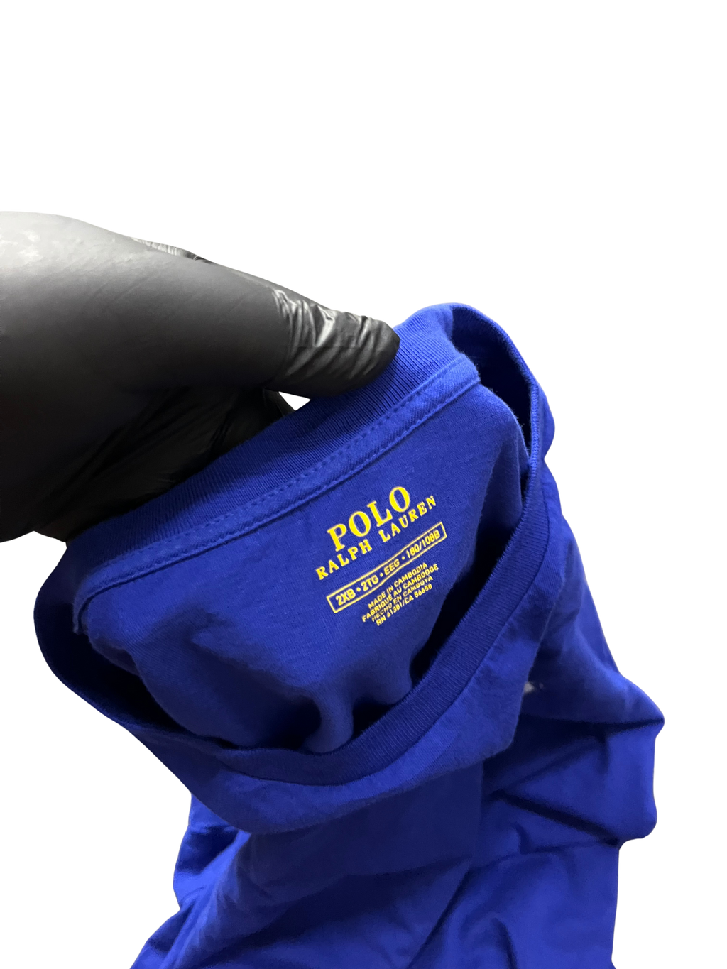 Polo Ralph Lauren Blue Simple Pony Custom Slim Fit Cotton