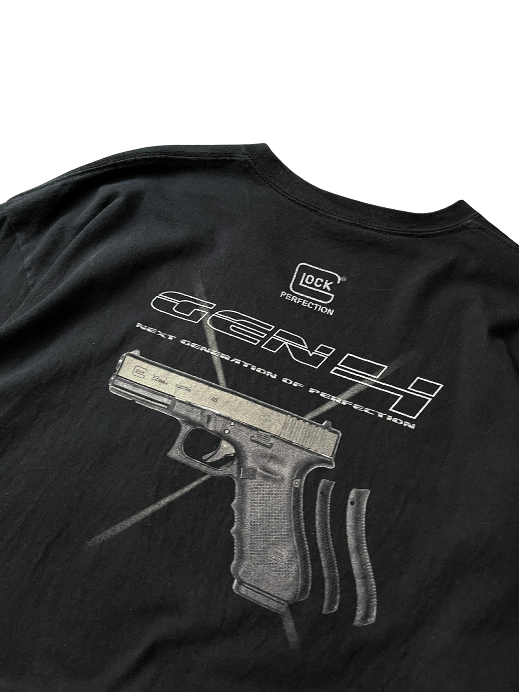 Glock T-Shirt Gen 4 Short Sleeve Black Cotton