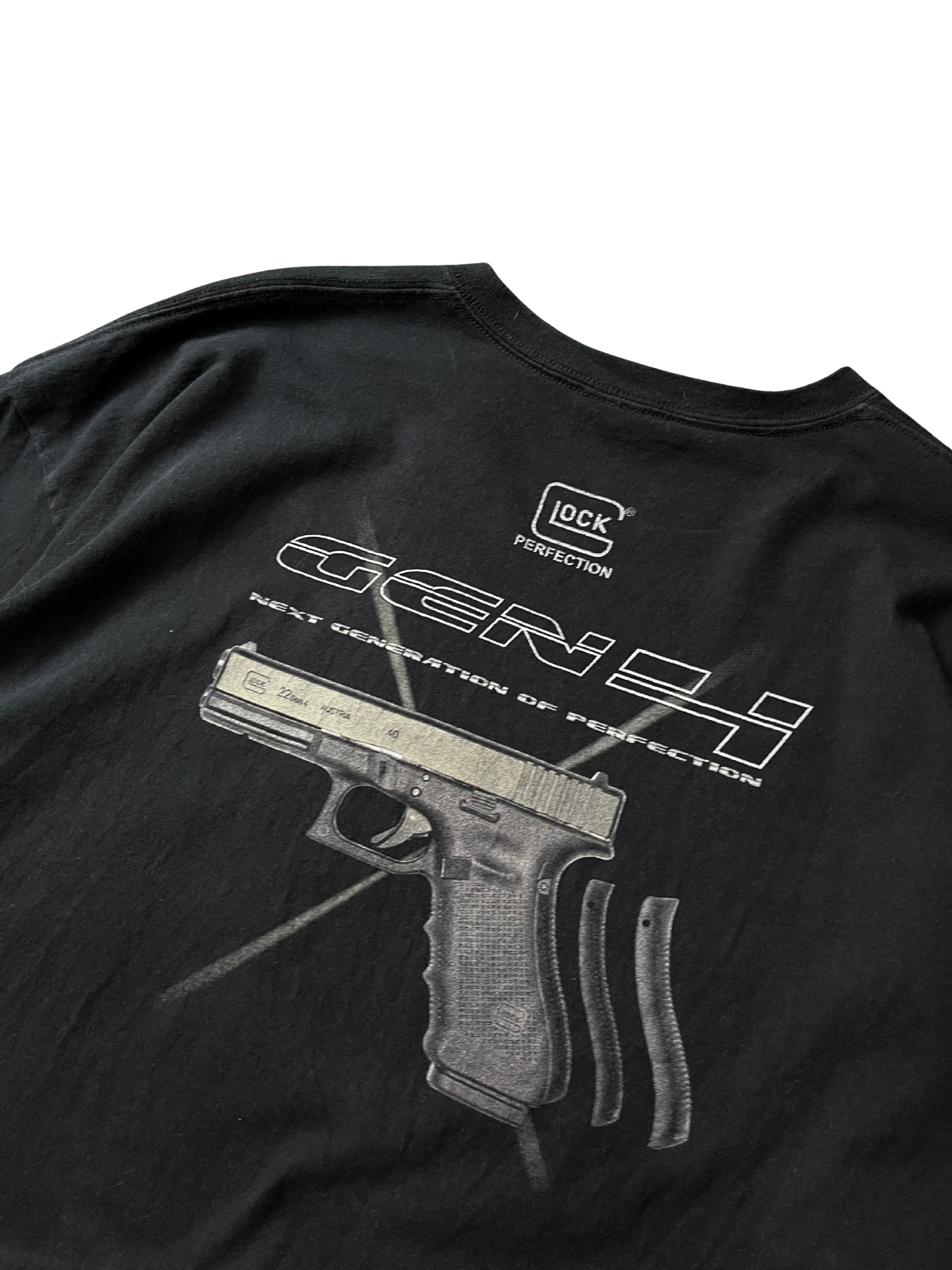 Glock T-Shirt Gen 4 Short Sleeve Black Cotton