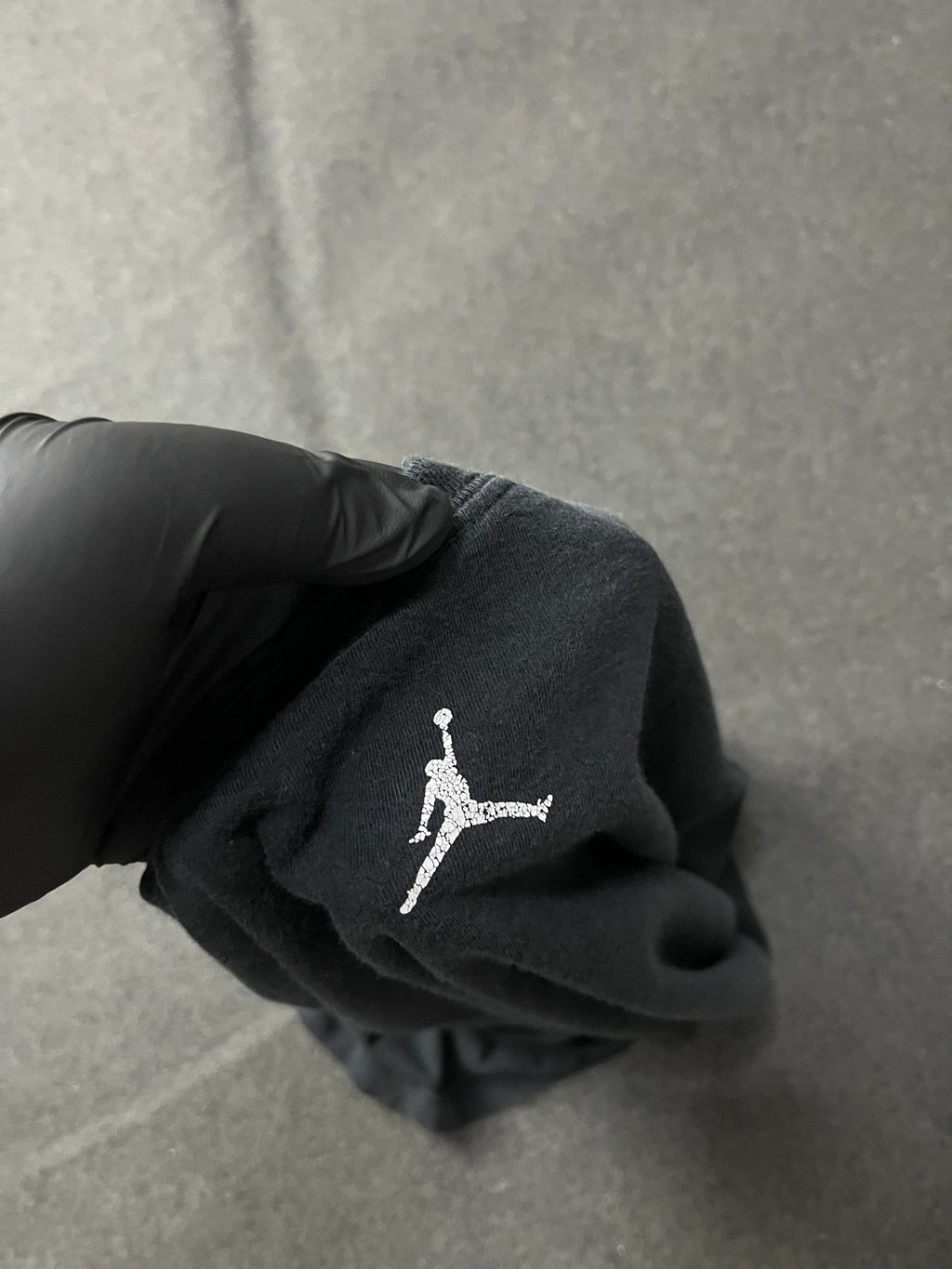 Nike Air Jordan peace sign multi-color logo t-shirt