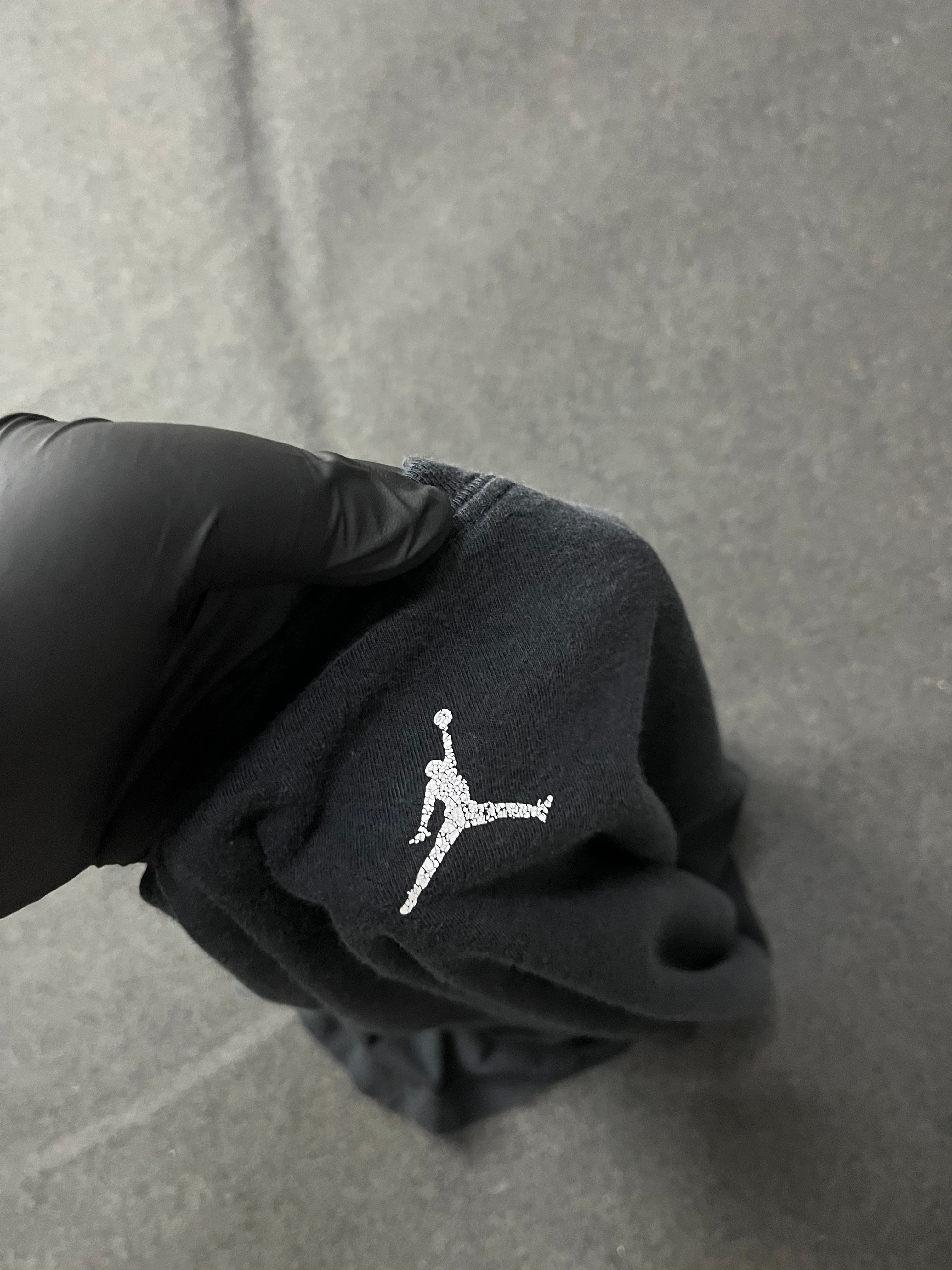 Nike Air Jordan peace sign multi-color logo t-shirt