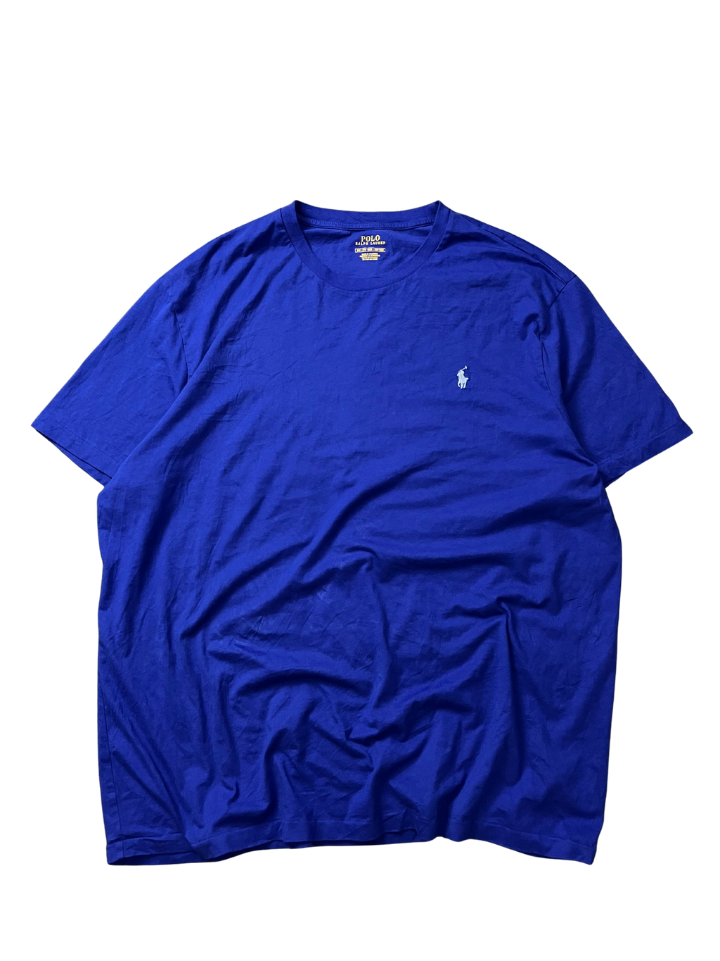 Polo Ralph Lauren Blue Simple Pony Custom Slim Fit Cotton