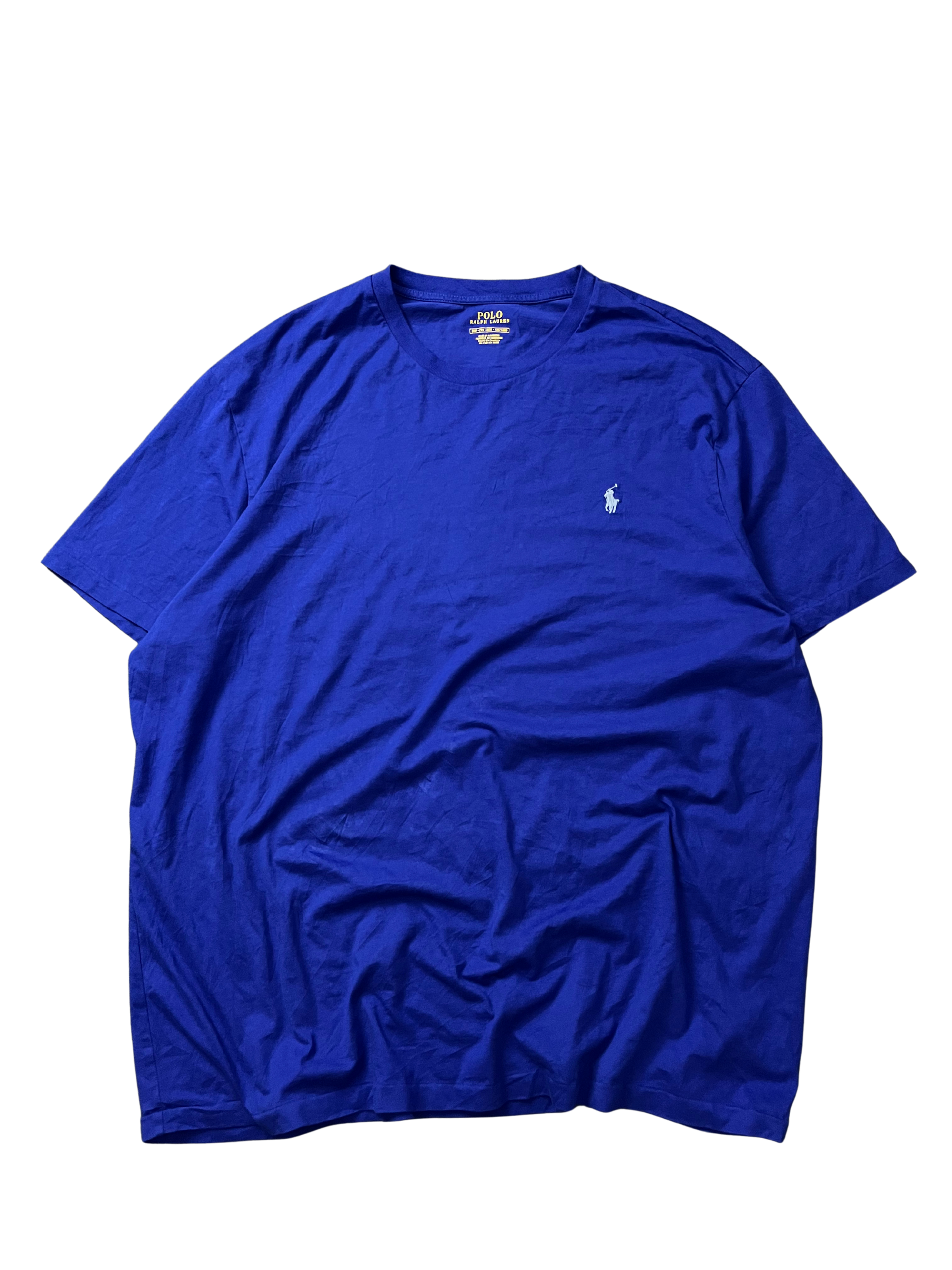 Polo Ralph Lauren Blue Simple Pony Custom Slim Fit Cotton