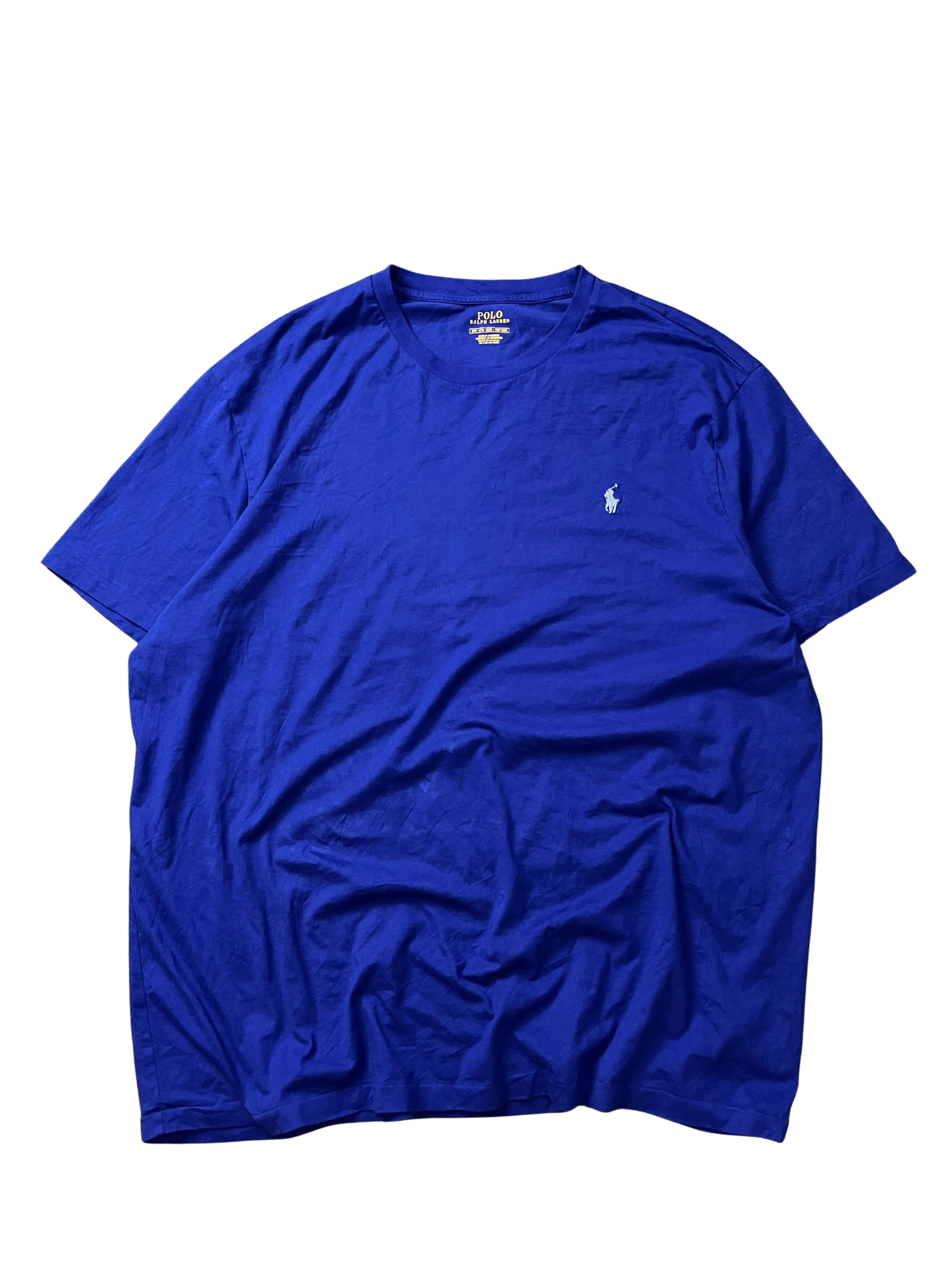 Polo Ralph Lauren Blue Simple Pony Custom Slim Fit Cotton