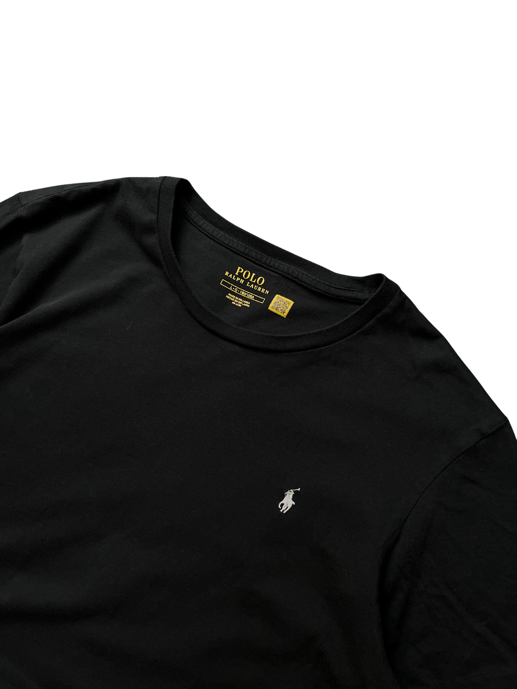 Polo Ralph Lauren Lounge T-Shirt In Black With Logo