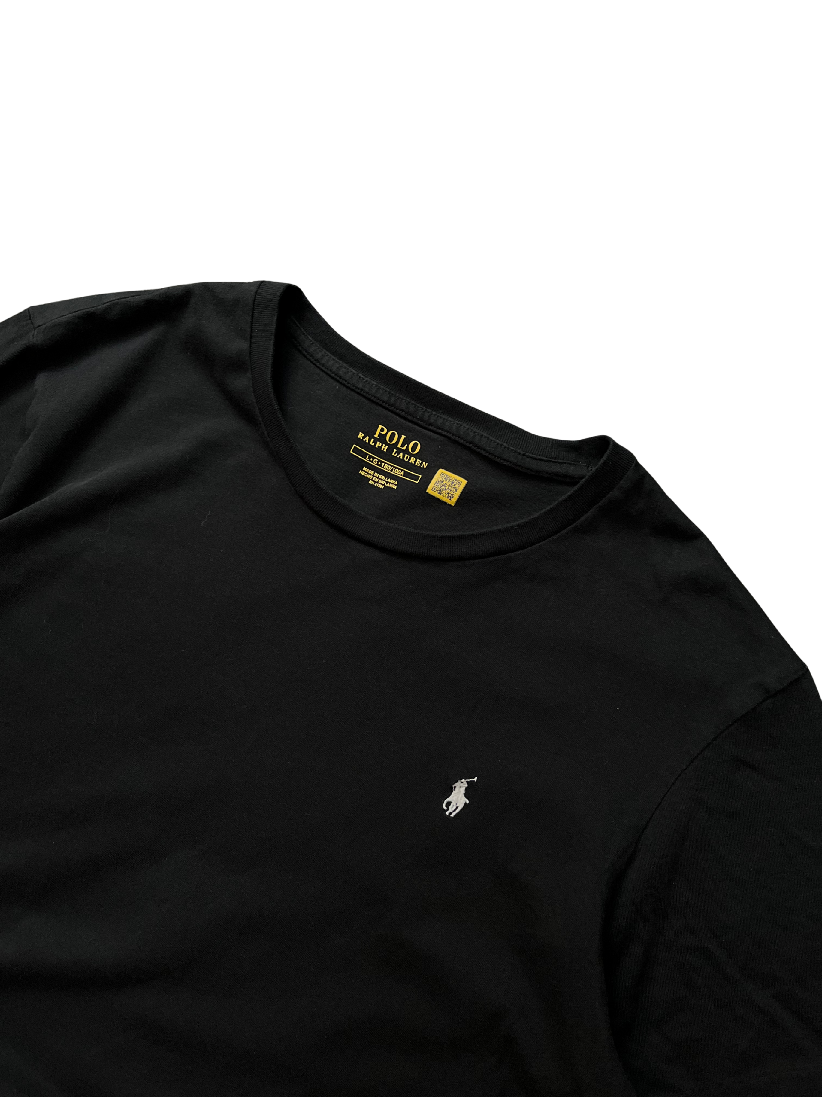 Polo Ralph Lauren Lounge T-Shirt In Black With Logo