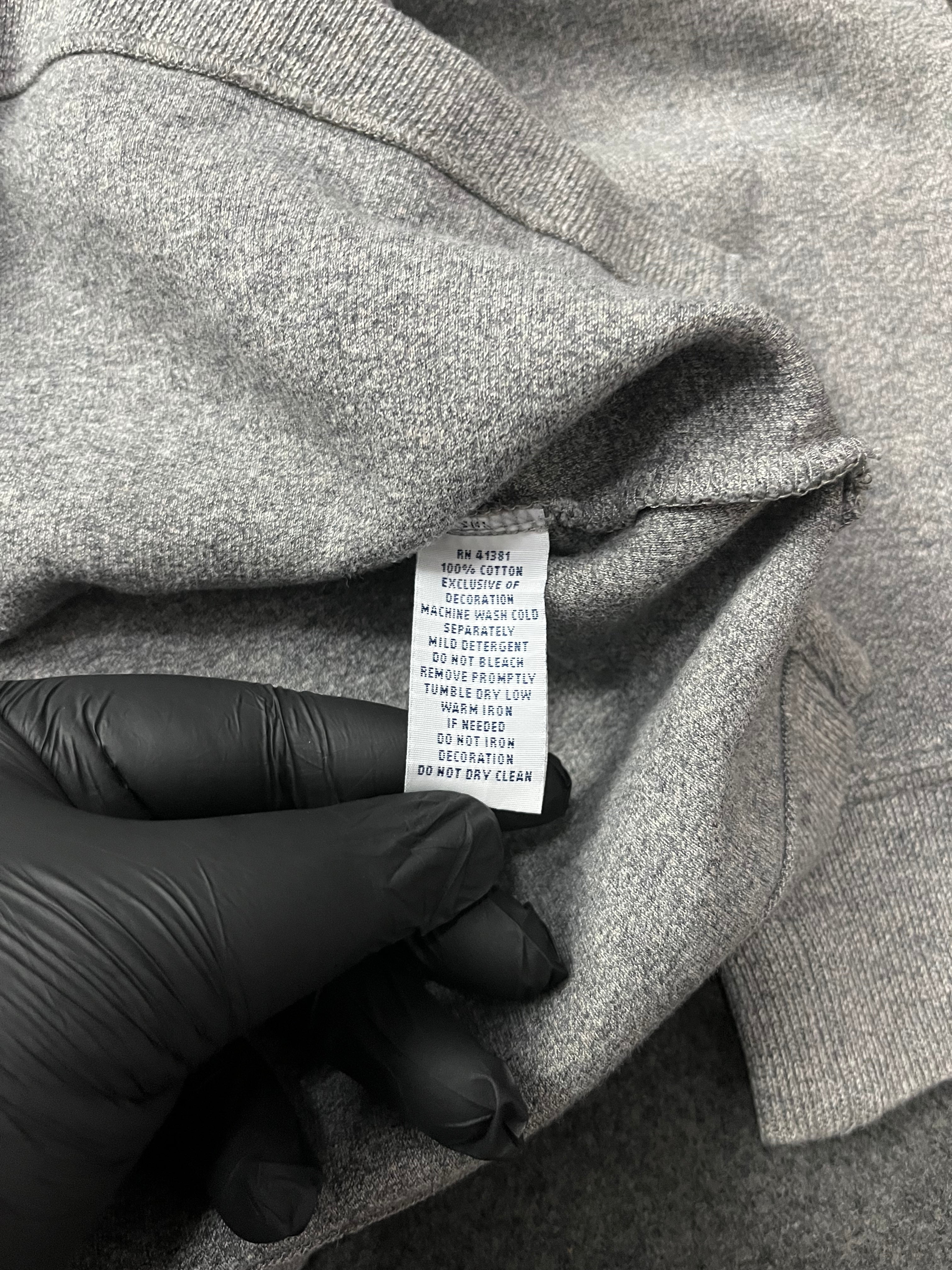 Polo Ralph Lauren New Pony Bokashi Gray Pullover Half Zip-Up Knit Sweatshirt