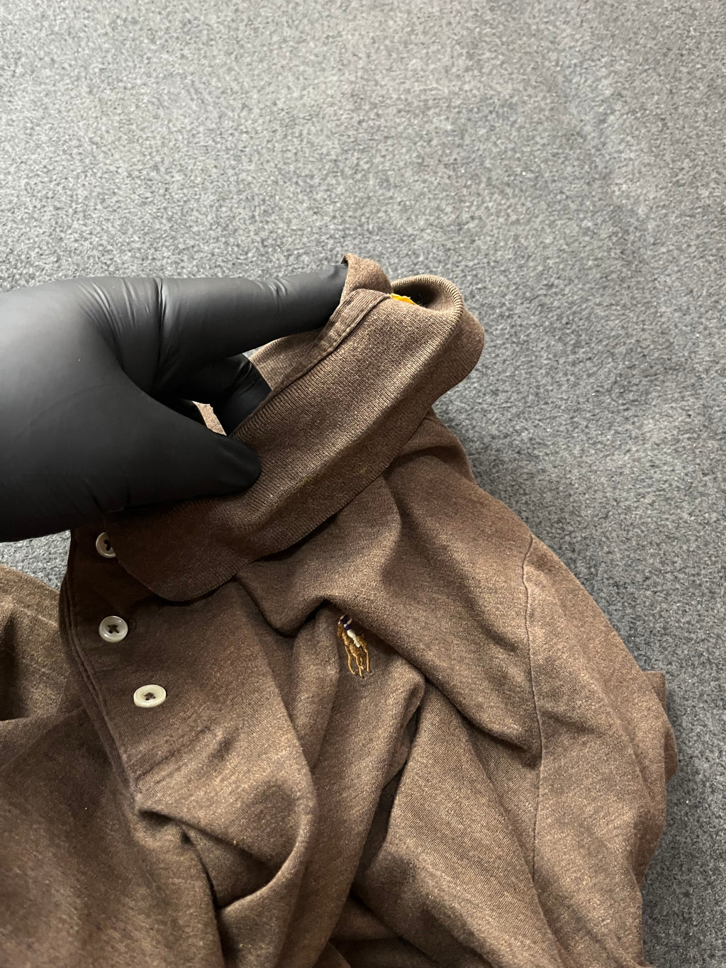 Polo Ralph Lauren Polo Pony polo shirt in brown cotton