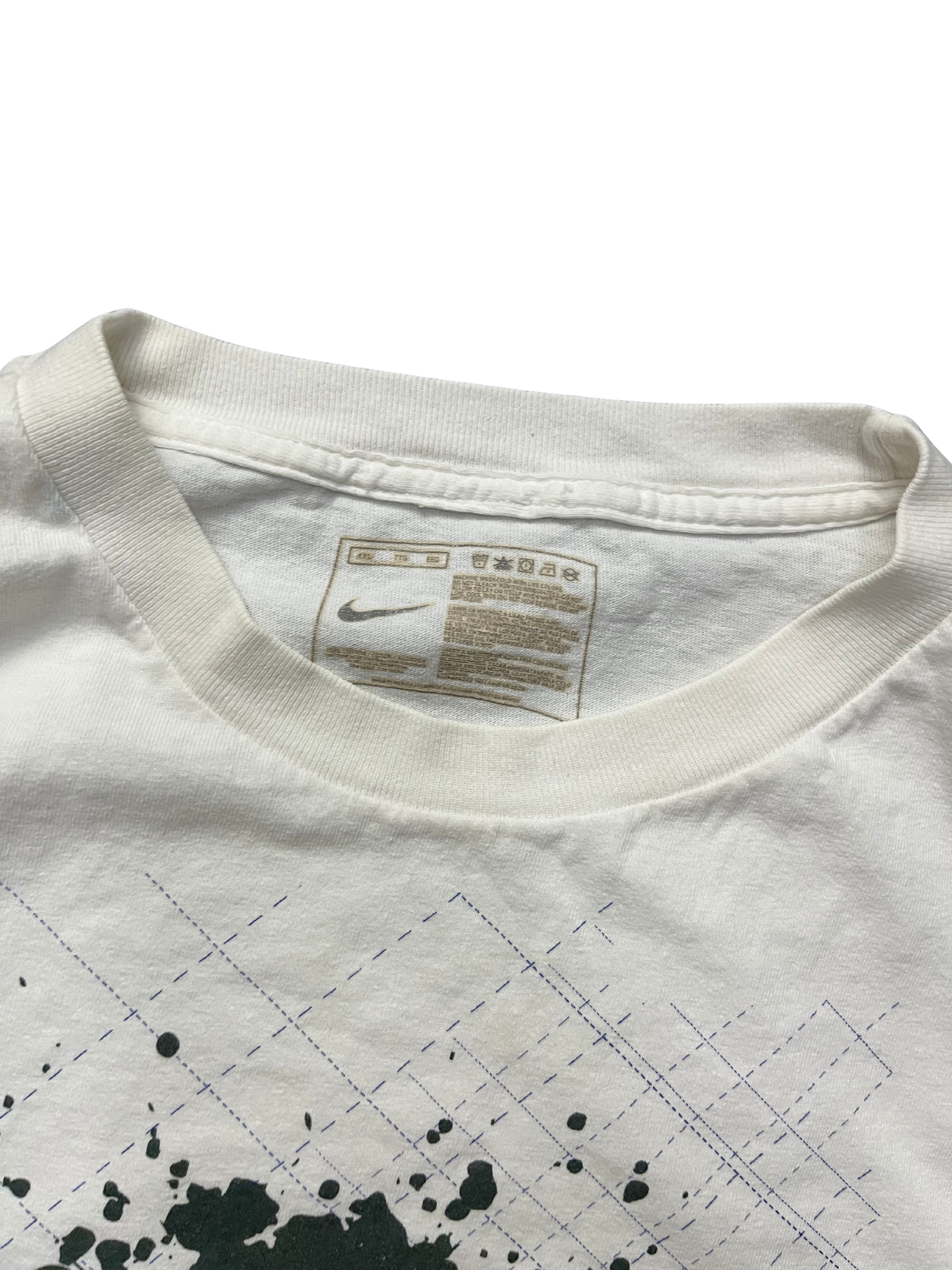 Nike Shirt White Logo Spell Out Logo