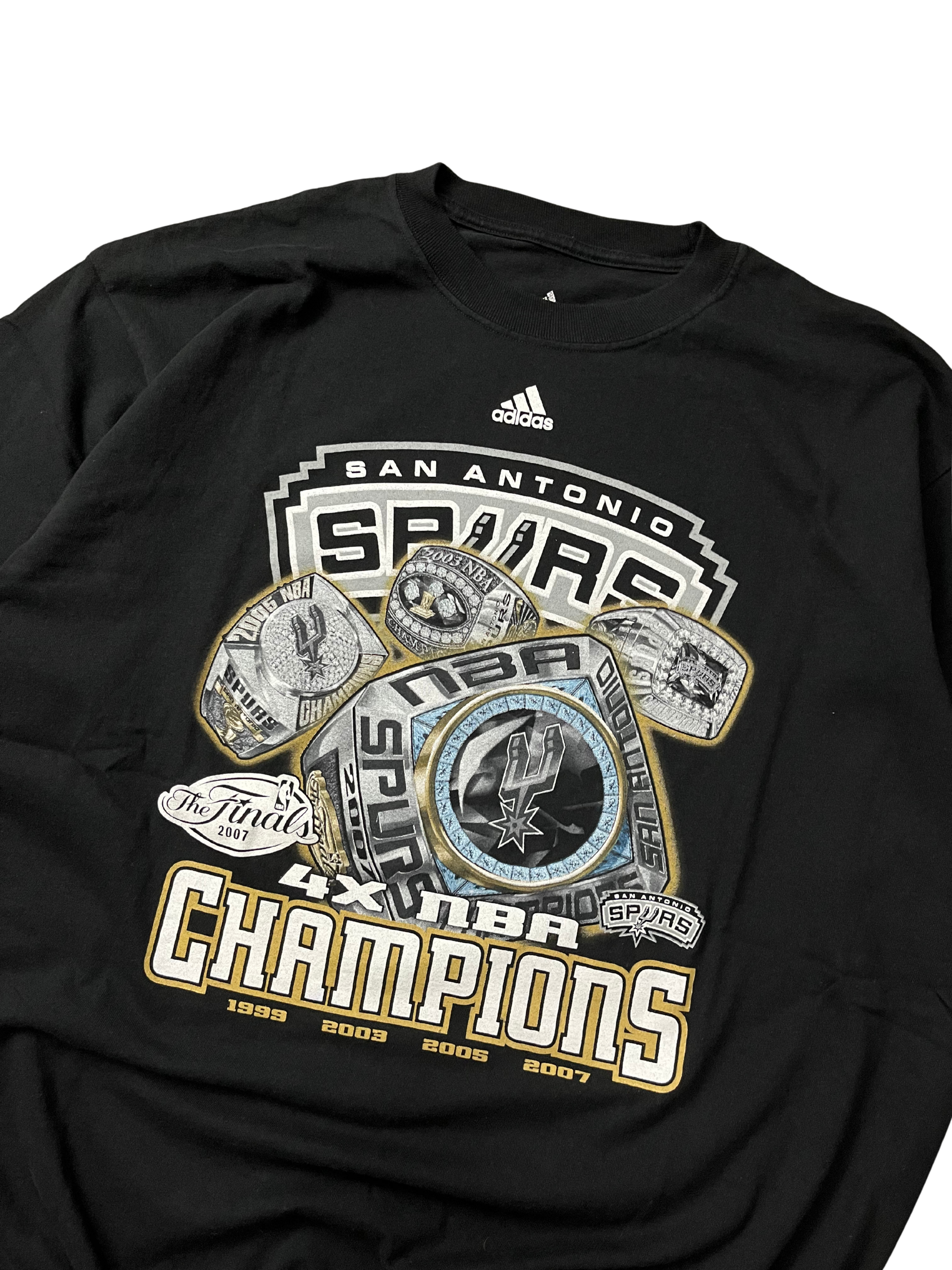Vintage San Antonio Spurs 4x NBA Champions 2007