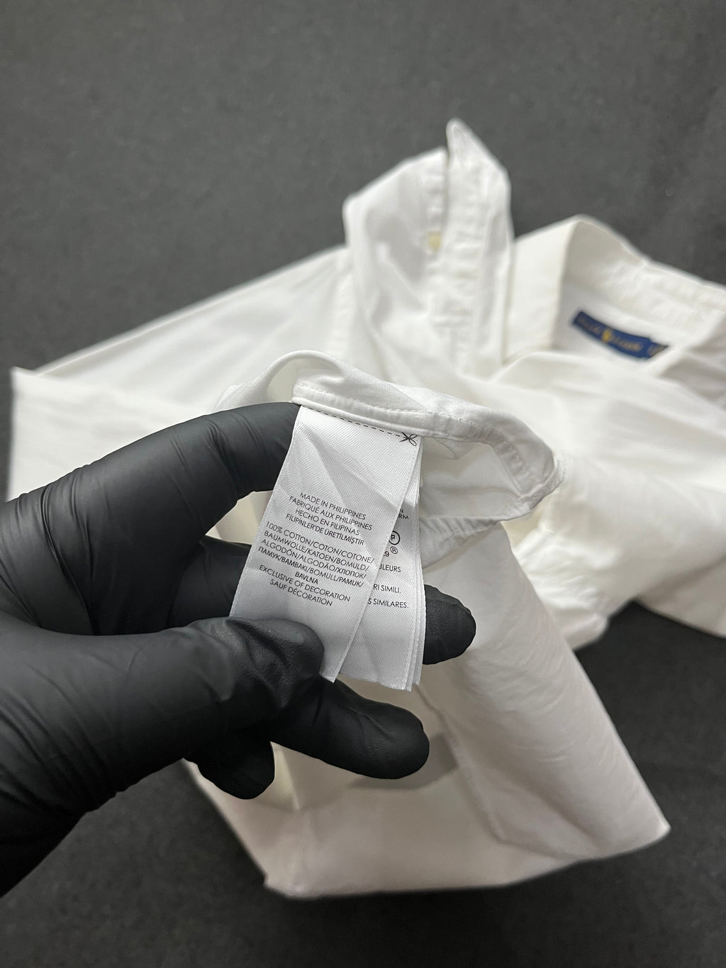 Polo Ralph Lauren classic fit long-sleeve oxford shirt with a blue embroidered logo