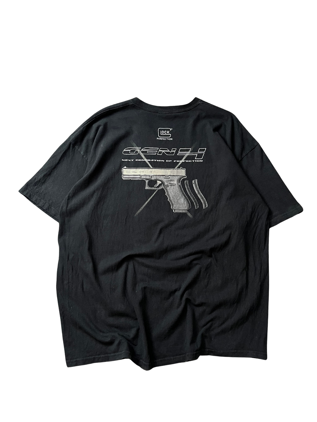Glock T-Shirt Gen 4 Short Sleeve Black Cotton