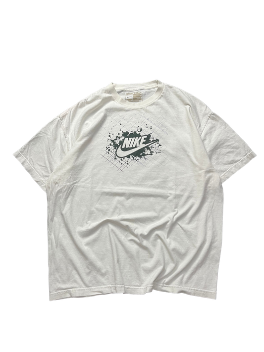 Nike Shirt White Logo Spell Out Logo